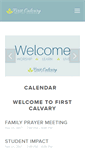 Mobile Screenshot of 1stcalvary.com