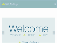 Tablet Screenshot of 1stcalvary.com